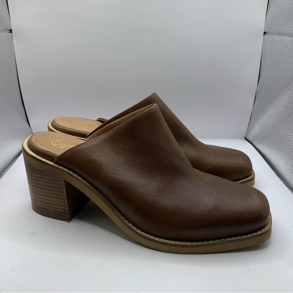 Seychelles Spur Of The Moment Mule brown leather size US 10 - Picture 2 of 10
